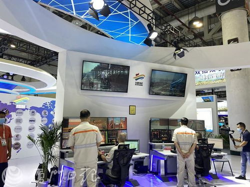 这个展馆不一般 可远程操控30公里外的码头设备
