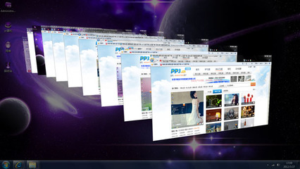 探索黑紫星际 科技与神秘的电脑主题设计